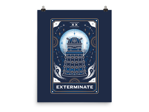 Exterminate Tarot Card