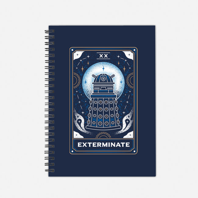 Exterminate Tarot Card-None-Dot Grid-Notebook-Logozaste