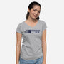 The Hoth Base-Womens-V-Neck-Tee-kg07