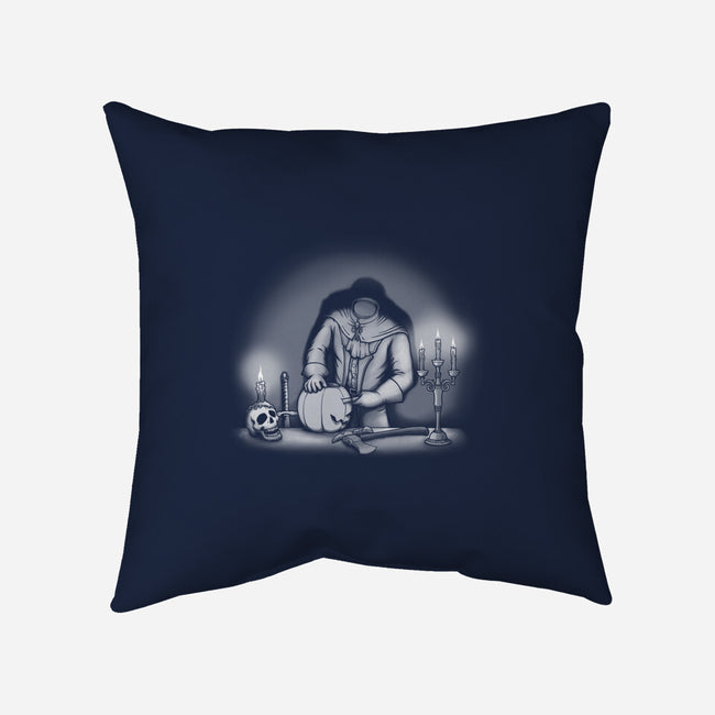 Pumpkin Carver-None-Removable Cover-Throw Pillow-pigboom