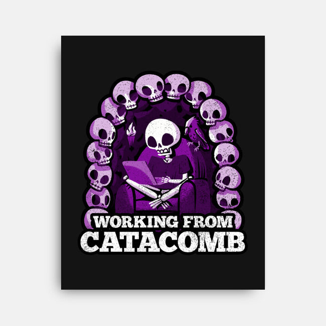 Working From Catacomb-None-Stretched-Canvas-Aarons Art Room