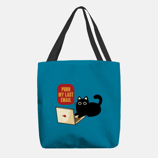 Purr My Last Email-None-Basic Tote-Bag-tobefonseca