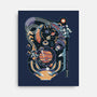 Pinball Space Machine-None-Stretched-Canvas-tobefonseca
