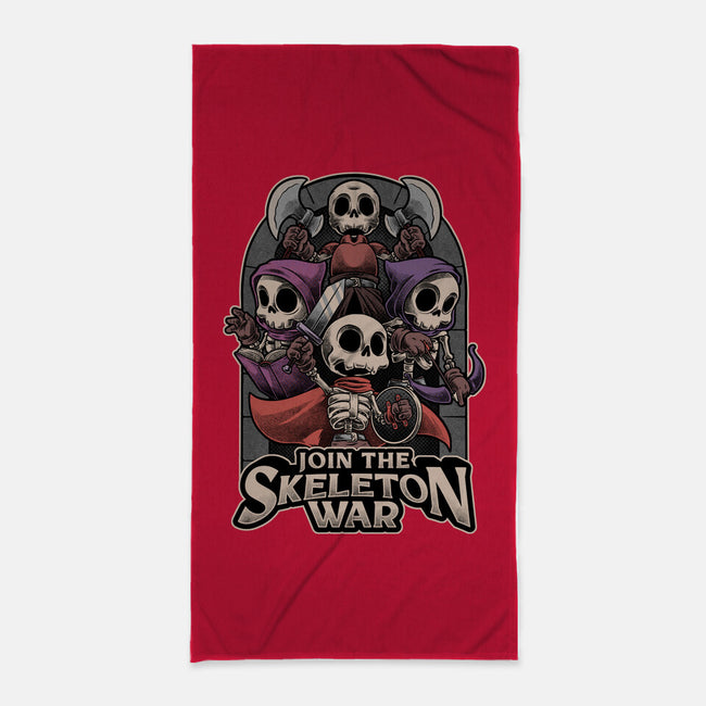 Skeleton War Meme-None-Beach-Towel-Studio Mootant