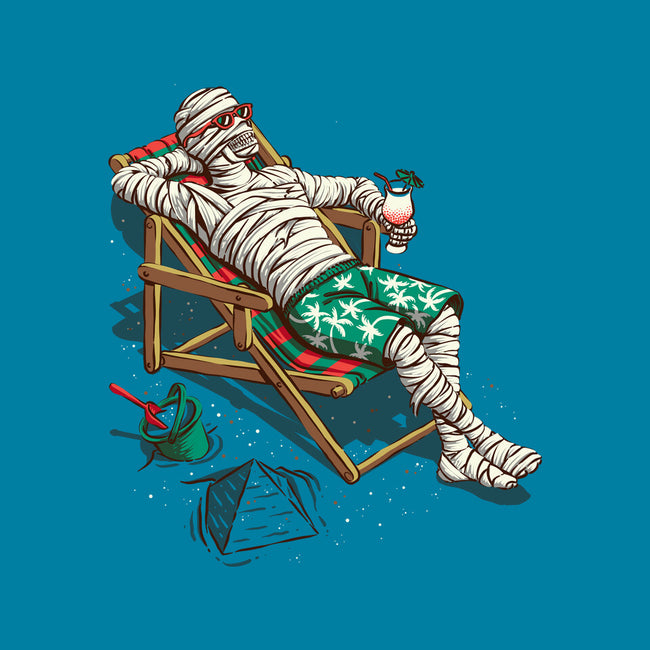 Mummy On Vacation-Unisex-Basic-Tee-Ramos
