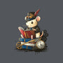 Steampunk Mouse Reader-None-Glossy-Sticker-NemiMakeit