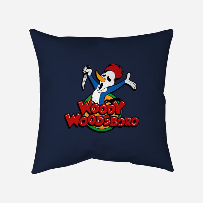 Woody Woodsboro-None-Removable Cover-Throw Pillow-Boggs Nicolas