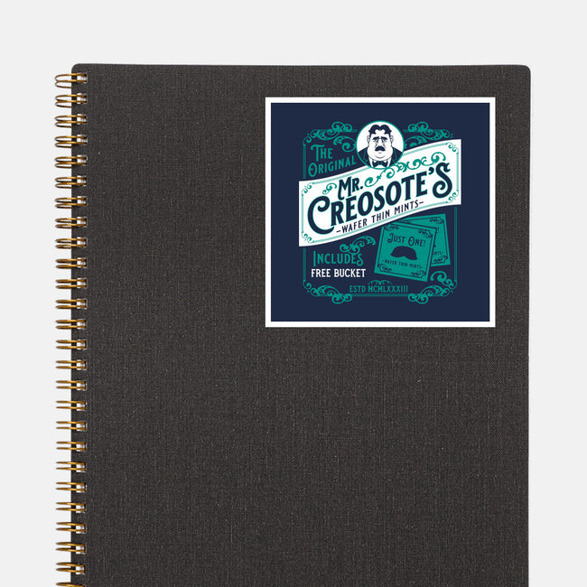 Creosote's Wafer Thin Mints-None-Glossy-Sticker-Nemons