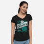 Creosote's Wafer Thin Mints-Womens-V-Neck-Tee-Nemons