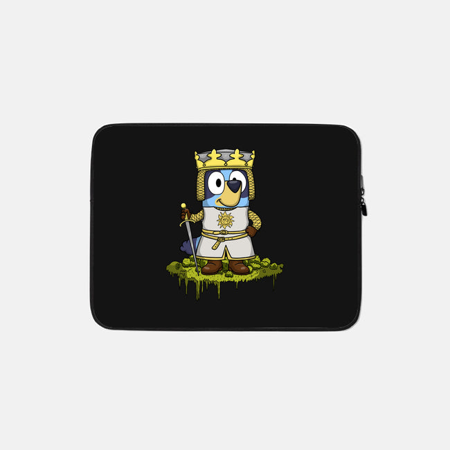 Bluey And The Holy Grail-None-Zippered-Laptop Sleeve-JamesQJO