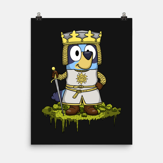 Bluey And The Holy Grail-None-Matte-Poster-JamesQJO