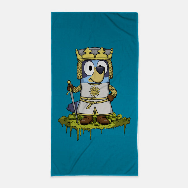 Bluey And The Holy Grail-None-Beach-Towel-JamesQJO
