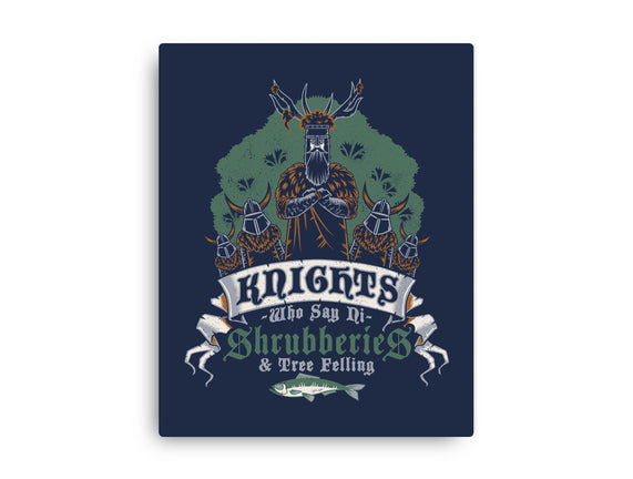 Knightly Shrubberies And Tree Felling