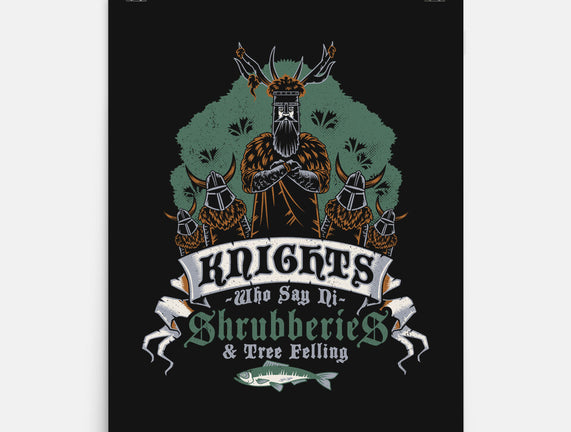 Knightly Shrubberies And Tree Felling
