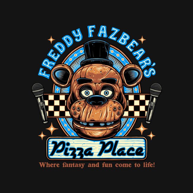 Freddy’s Pizza Place-Mens-Basic-Tee-momma_gorilla