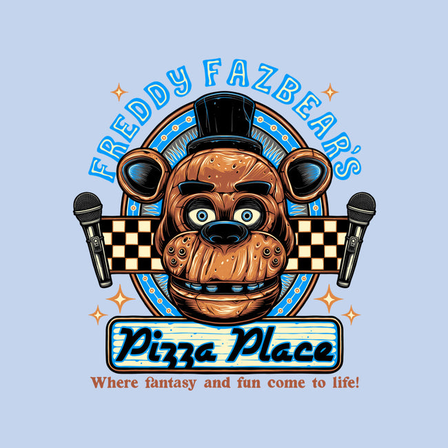 Freddy’s Pizza Place-None-Glossy-Sticker-momma_gorilla