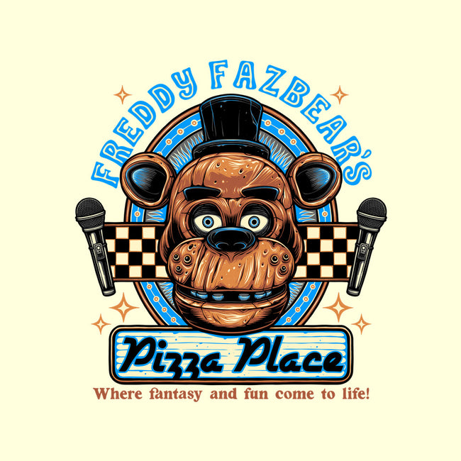 Freddy’s Pizza Place-Unisex-Kitchen-Apron-momma_gorilla