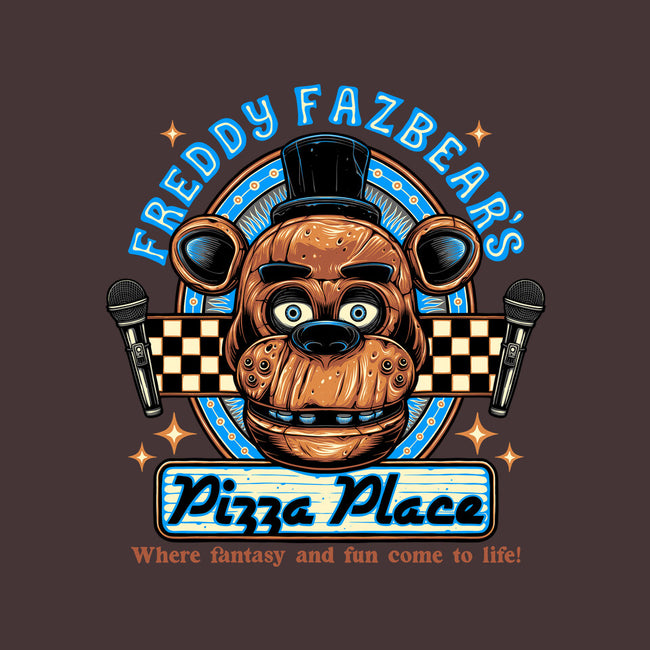 Freddy’s Pizza Place-None-Glossy-Sticker-momma_gorilla