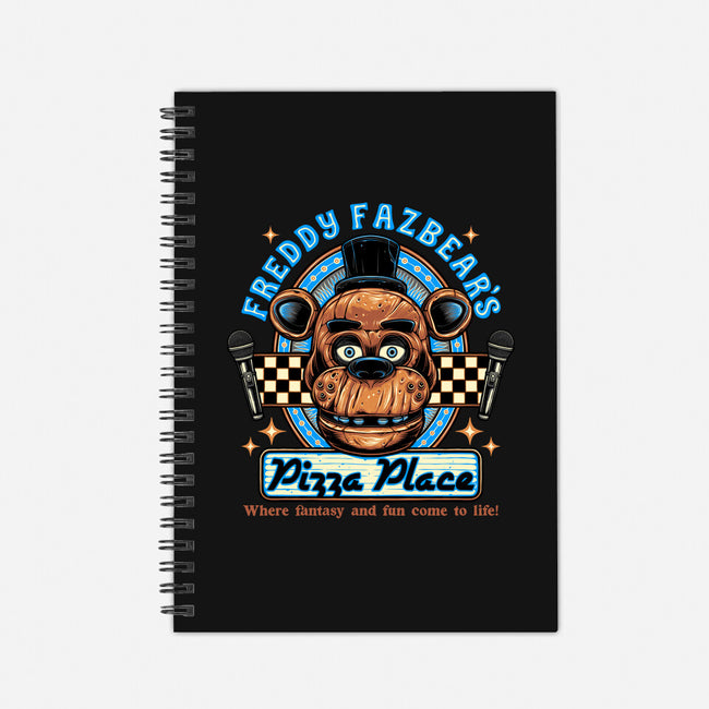 Freddy’s Pizza Place-None-Dot Grid-Notebook-momma_gorilla