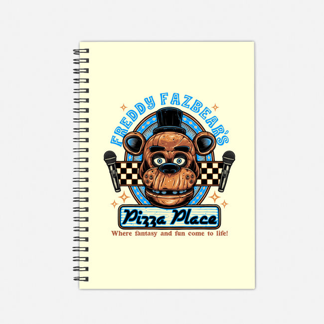 Freddy’s Pizza Place-None-Dot Grid-Notebook-momma_gorilla