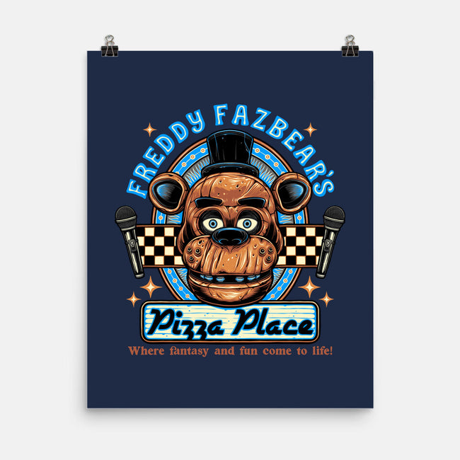 Freddy’s Pizza Place-None-Matte-Poster-momma_gorilla