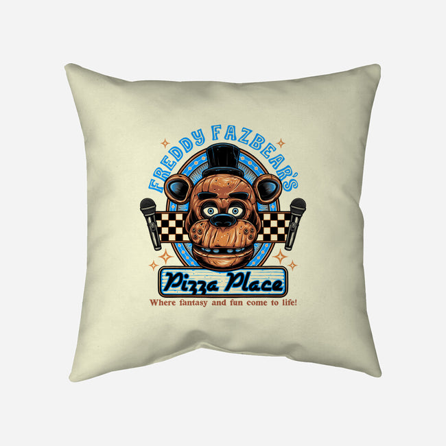 Freddy’s Pizza Place-None-Non-Removable Cover w Insert-Throw Pillow-momma_gorilla