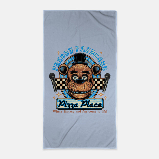 Freddy’s Pizza Place-None-Beach-Towel-momma_gorilla