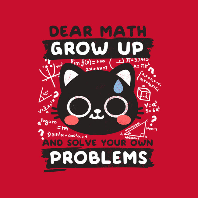 Math Confused Cat-Womens-Basic-Tee-NemiMakeit
