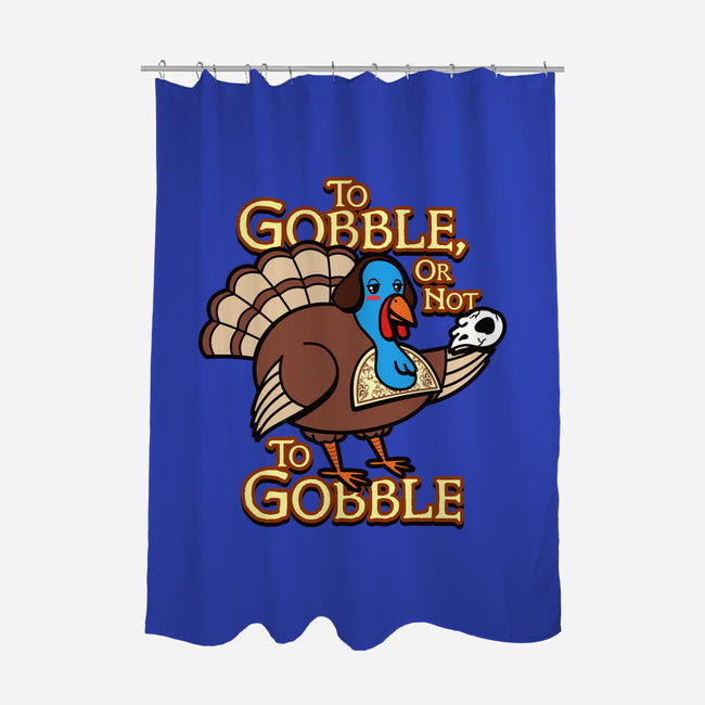 To Gobble Or Not To Gobble-None-Polyester-Shower Curtain-Boggs Nicolas