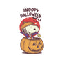 Snoopy Halloween-Womens-Fitted-Tee-turborat14