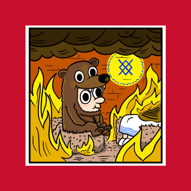 The Bear Is Fine-None-Glossy-Sticker-MarianoSan