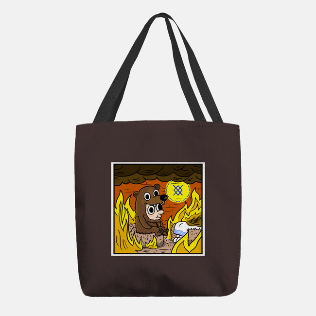 The Bear Is Fine-None-Basic Tote-Bag-MarianoSan