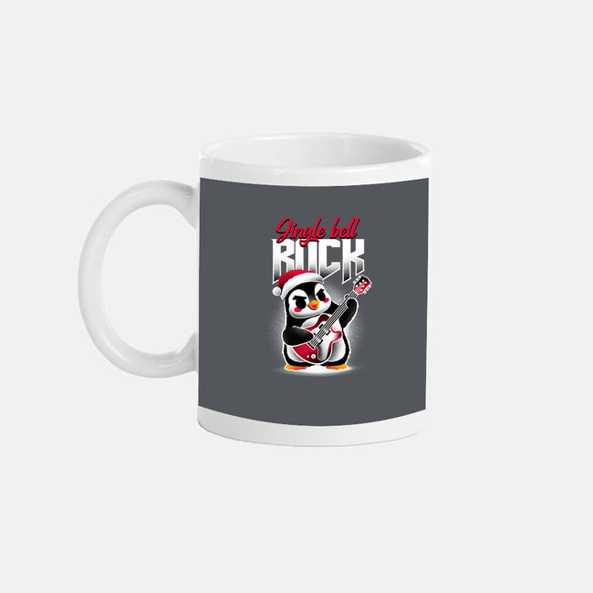 Jingle Bell Rock Penguin-None-Mug-Drinkware-NemiMakeit