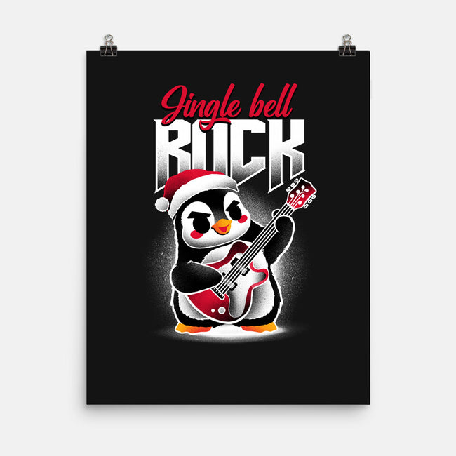 Jingle Bell Rock Penguin-None-Matte-Poster-NemiMakeit