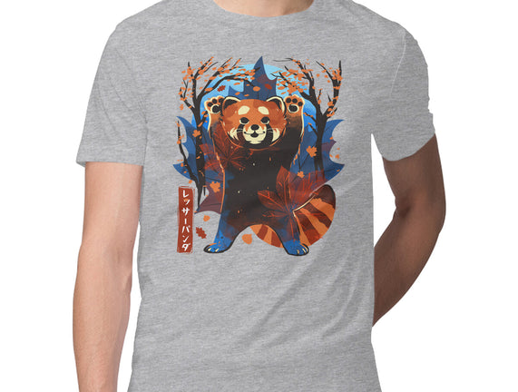 Red Panda In Autumn