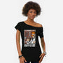 Science Puppet Coffee Lab-Womens-Off Shoulder-Tee-Studio Mootant
