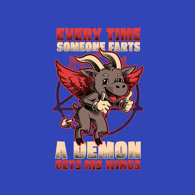 Demon Fart Wings-None-Removable Cover-Throw Pillow-Studio Mootant