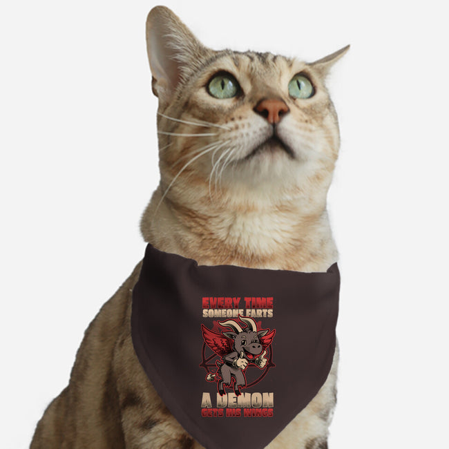 Demon Fart Wings-Cat-Adjustable-Pet Collar-Studio Mootant