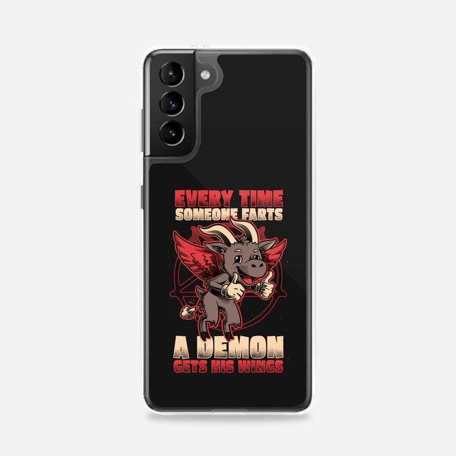 Demon Fart Wings-Samsung-Snap-Phone Case-Studio Mootant