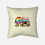 Peace And Love Friends-None-Removable Cover w Insert-Throw Pillow-sebasebi