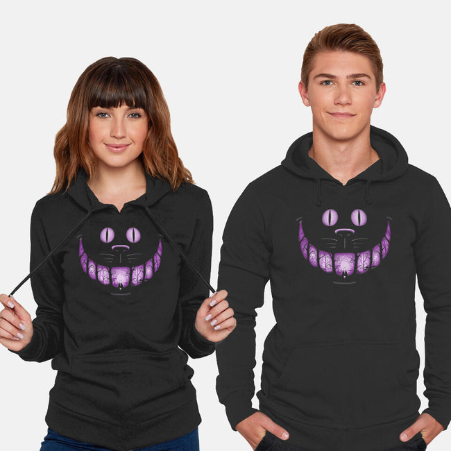 The Cheshire Smile-Unisex-Pullover-Sweatshirt-sebasebi