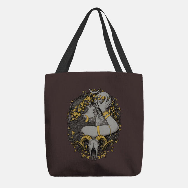 Skull Witch-None-Basic Tote-Bag-MedusaD
