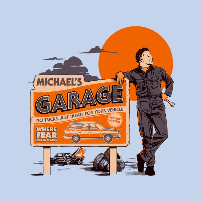 Michael's Garage-Womens-Fitted-Tee-Hafaell