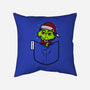 Pocket Grinch-None-Non-Removable Cover w Insert-Throw Pillow-Boggs Nicolas