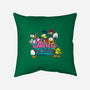 Cat And Friends-None-Removable Cover w Insert-Throw Pillow-dalethesk8er