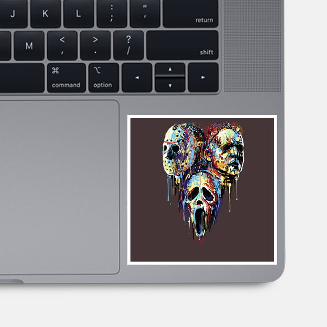 Slashers Painting-None-Glossy-Sticker-zascanauta