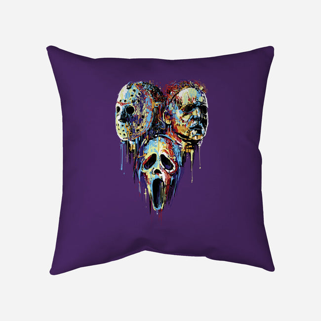 Slashers Painting-None-Removable Cover-Throw Pillow-zascanauta