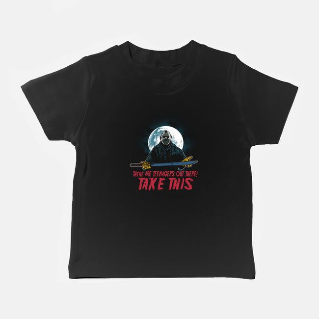 Teenagers Are Out There-Baby-Basic-Tee-AndreusD