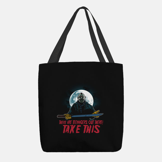 Teenagers Are Out There-None-Basic Tote-Bag-AndreusD