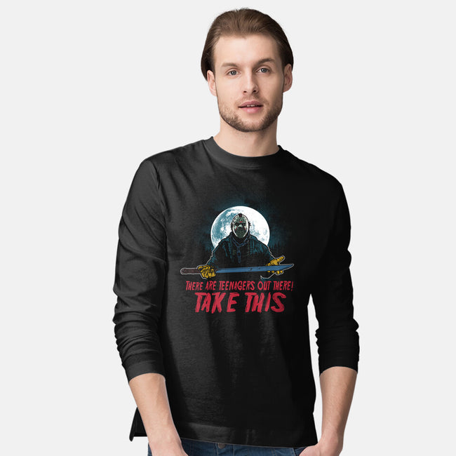Teenagers Are Out There-Mens-Long Sleeved-Tee-AndreusD